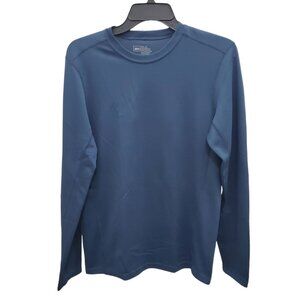 REI Men's Blue Waffle Thermal Knit Long Sleeve Crew Neck Base Layer Size‎ S